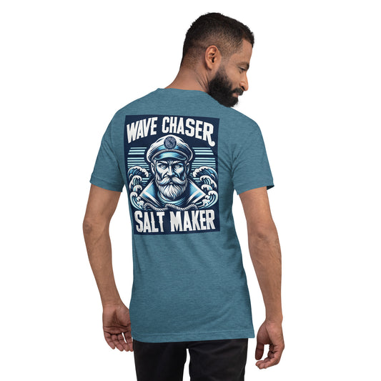 Wave Chaser Salt Maker The Salty Sailor T-Shirt Company Nautical Style Tee